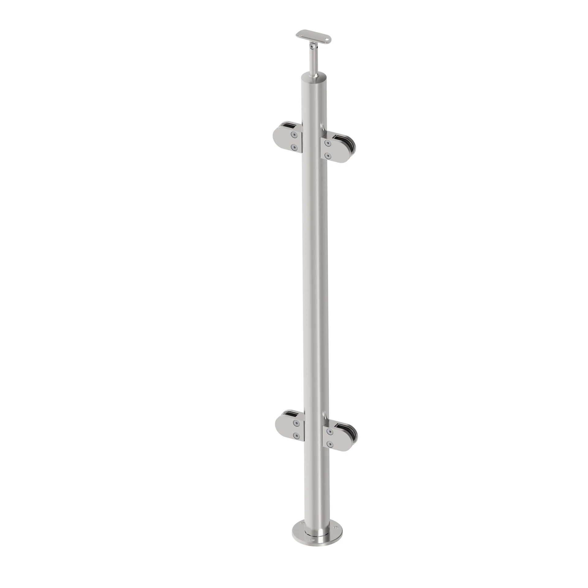 Stainless steel pole AISI304, D42,4x2/4xmodel20/H1