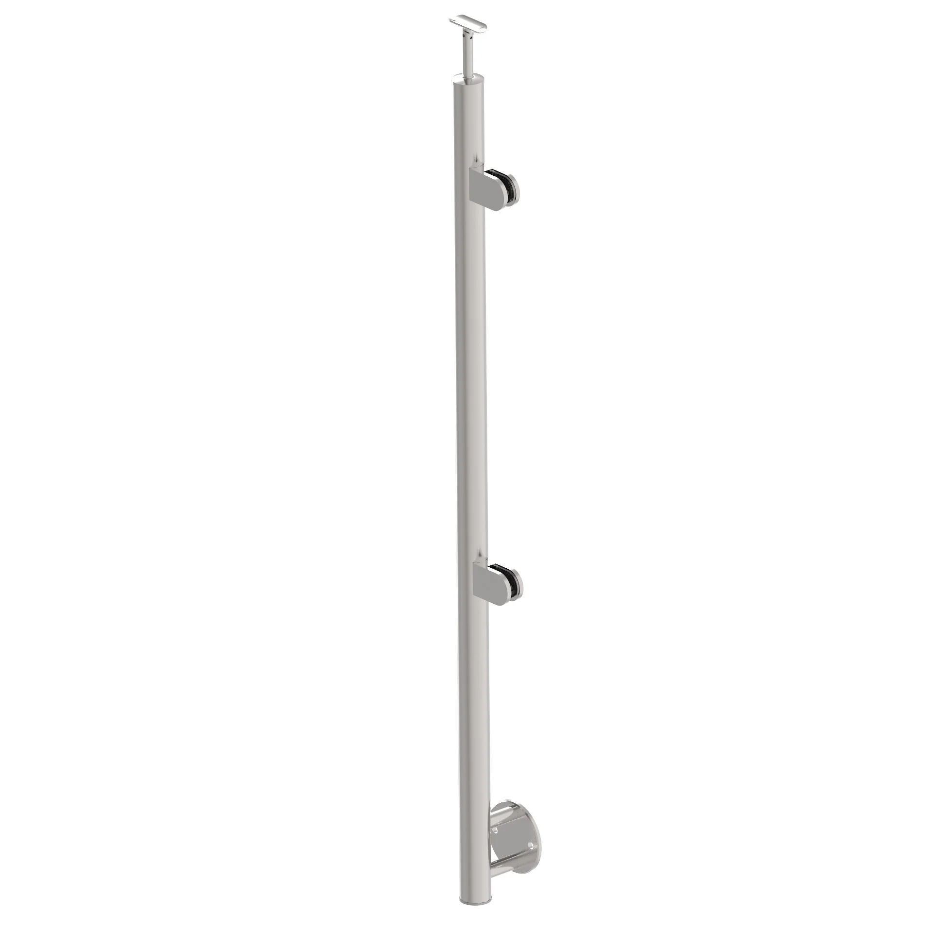 Stainless steel pole, BK-stairs, right AISI304, D4