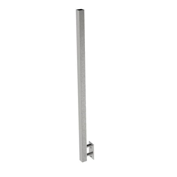 Stainless steel pole, BK-straight AISI316, D40x40