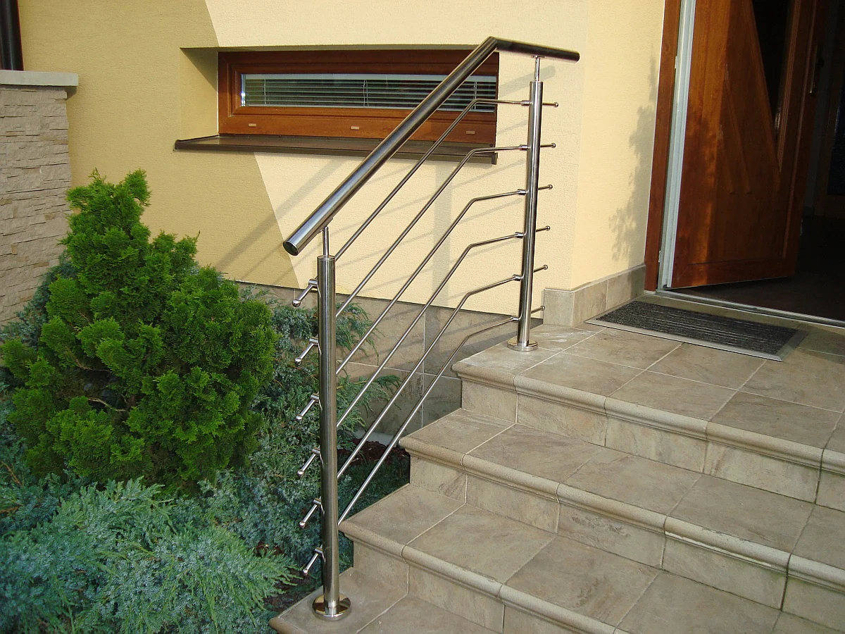 Stainless steel pole, VK-staircase - Image 4