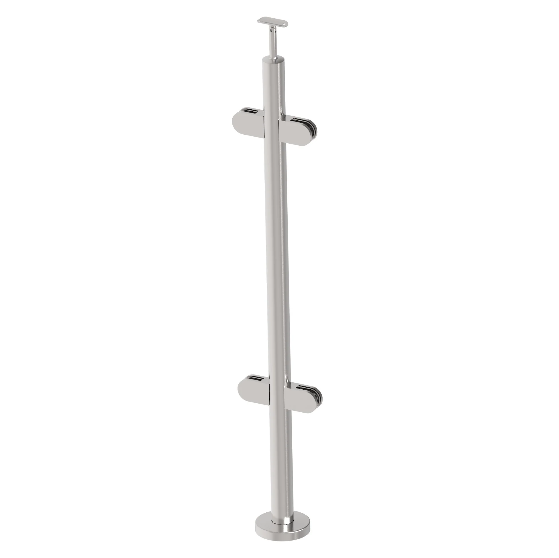 Stainless steel pole, VK-staircase, AISI304, D42,4