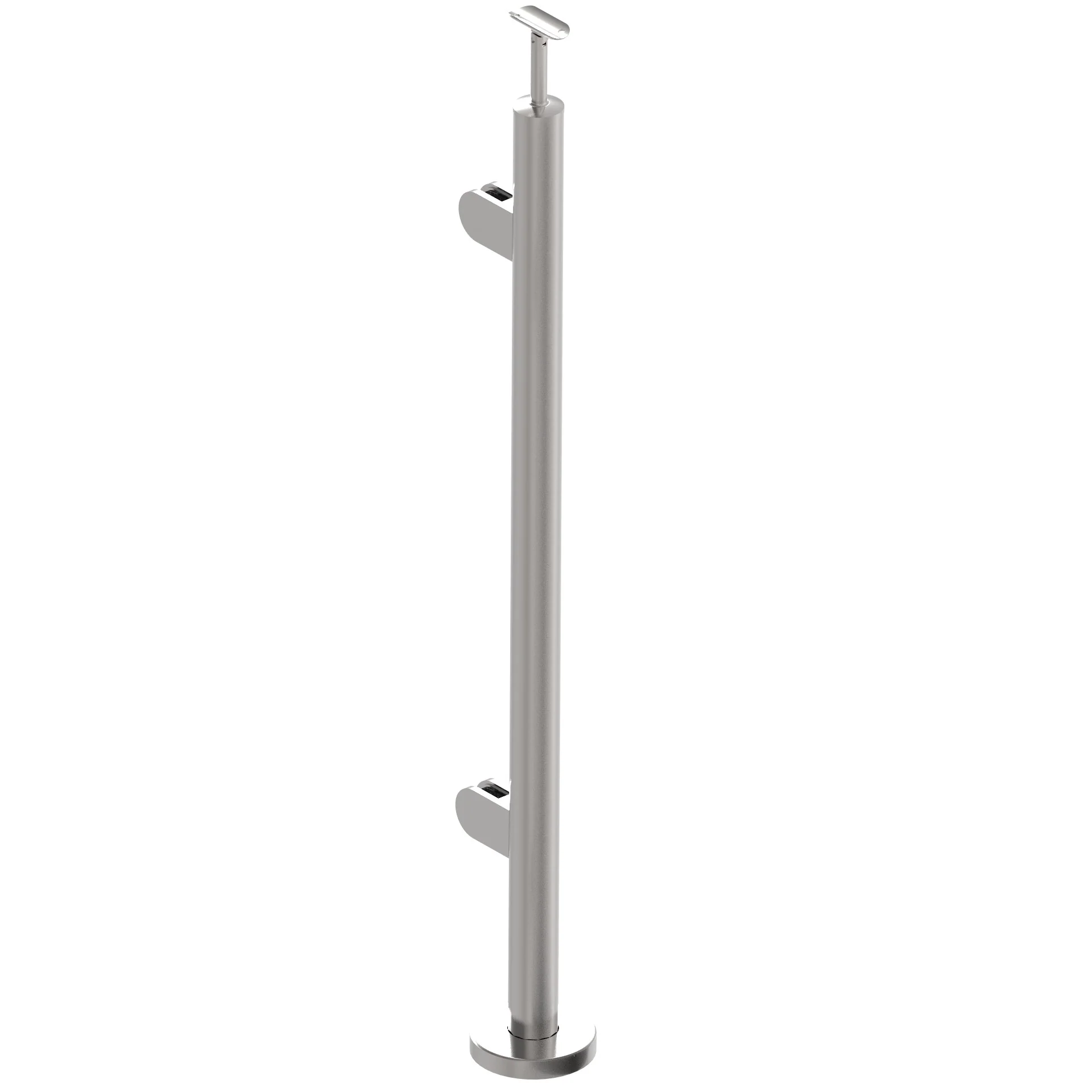 Stainless steel pole, VK-staircase, left AISI304,