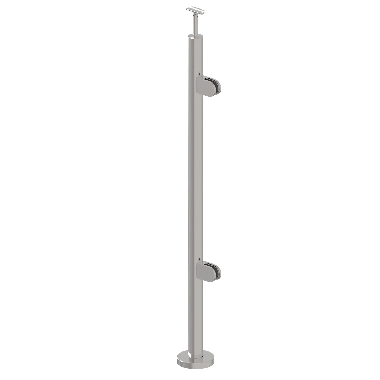 Stainless steel pole, VK-staircase, right AISI304,