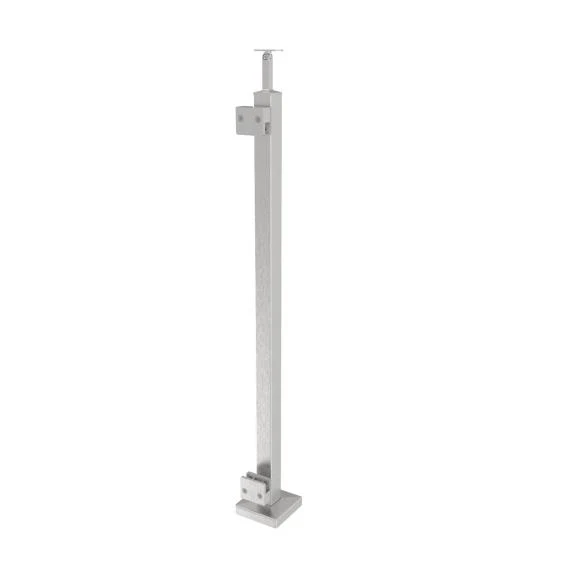 Stainless steel pole, VK-straight AISI304, 40x40x2