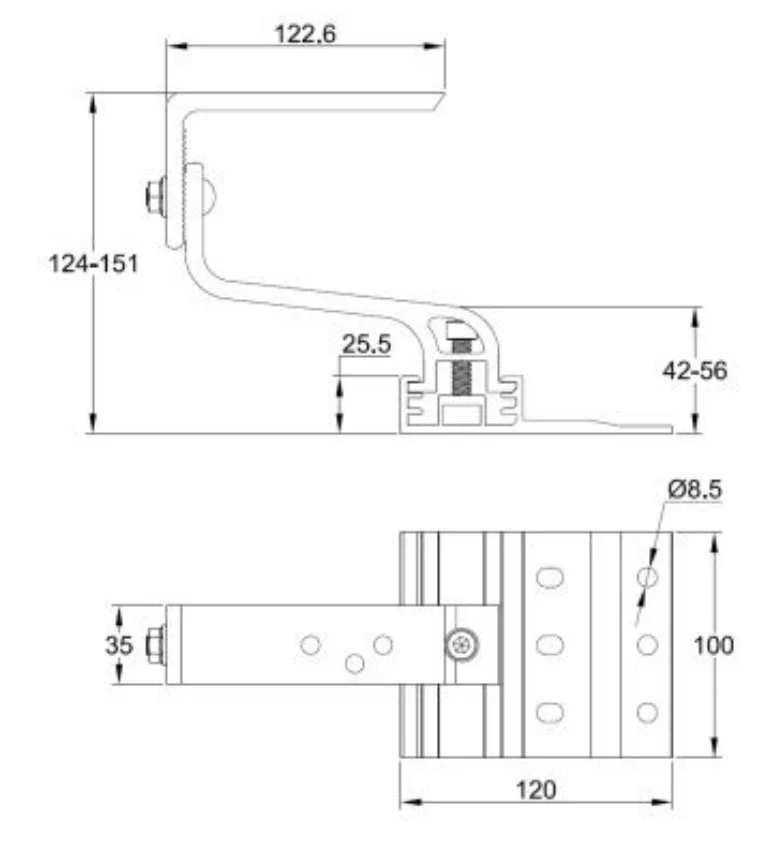 Stainless steel roof hooks without adjustment - Image 3