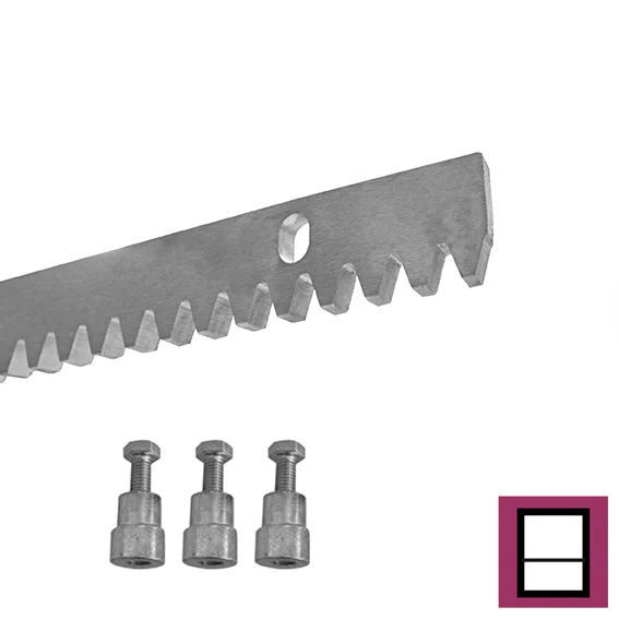 Steel gear rack Zn, 30x8mm, L1m, max 1200kg