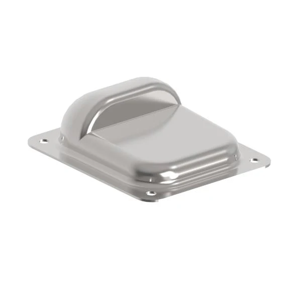 Stop center fixed inox, 158x138x50mm