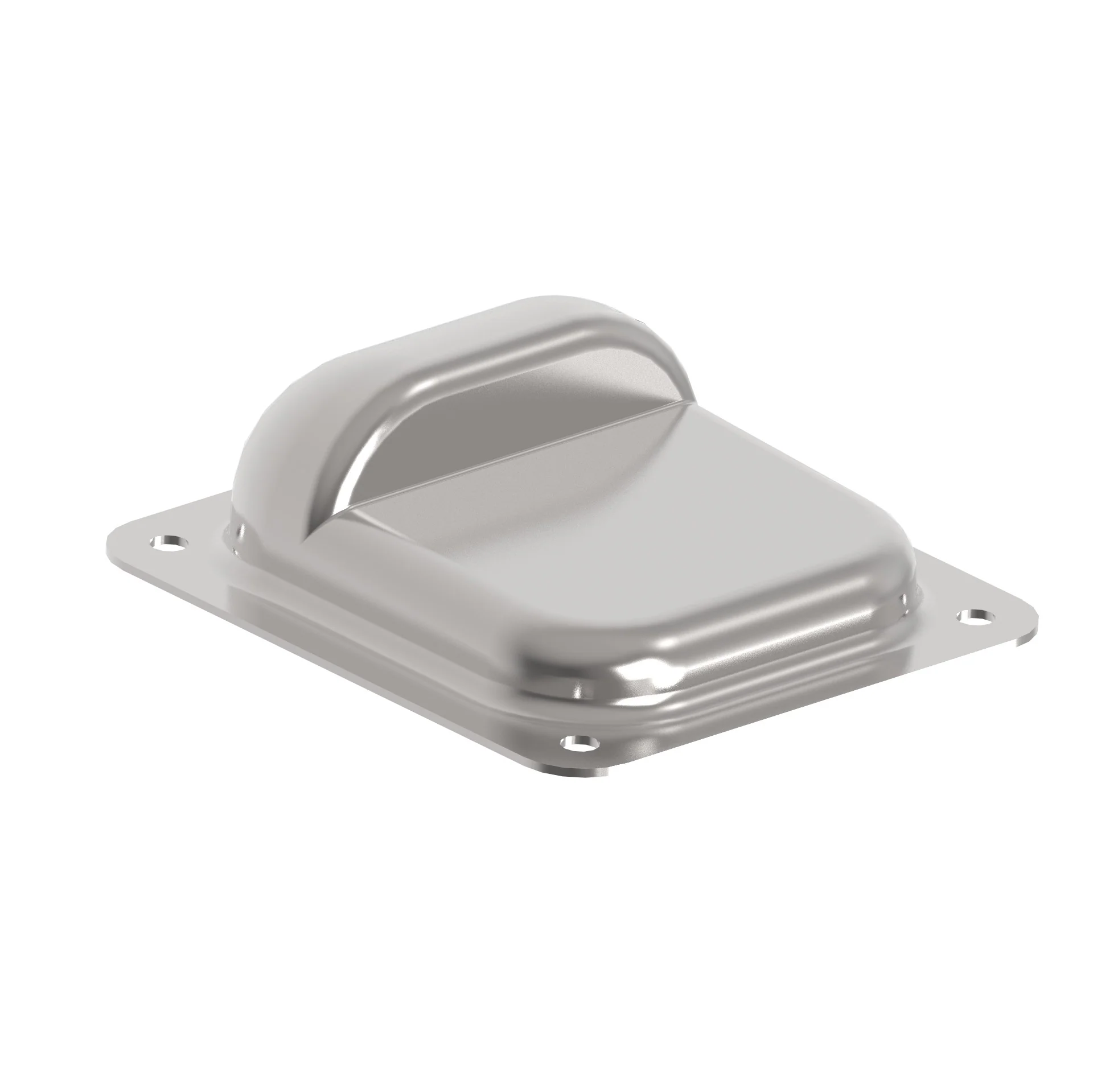 Stop center fixed Zn, 158x138x50mm for swing gate - Image 4