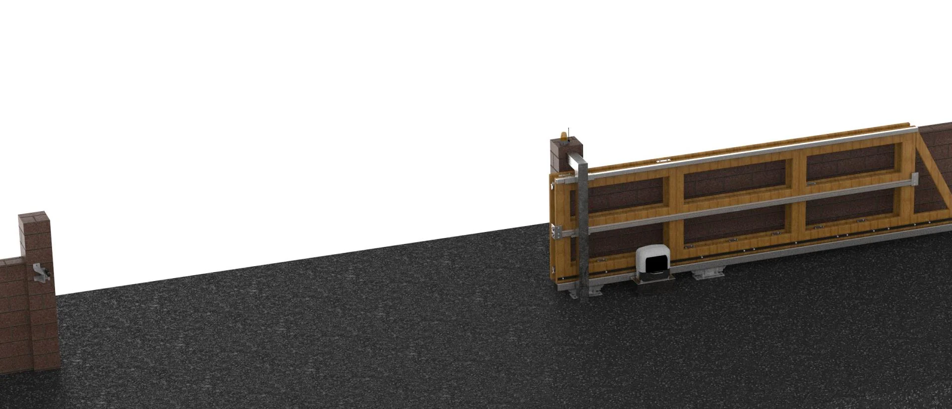 Telescopic system for cantilever gates, max 8m - Image 4