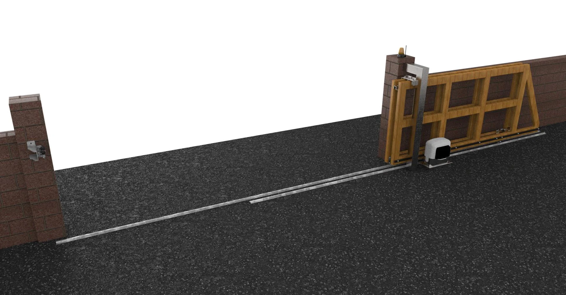 Telescopic system for sliding gates, max 15m - Image 4