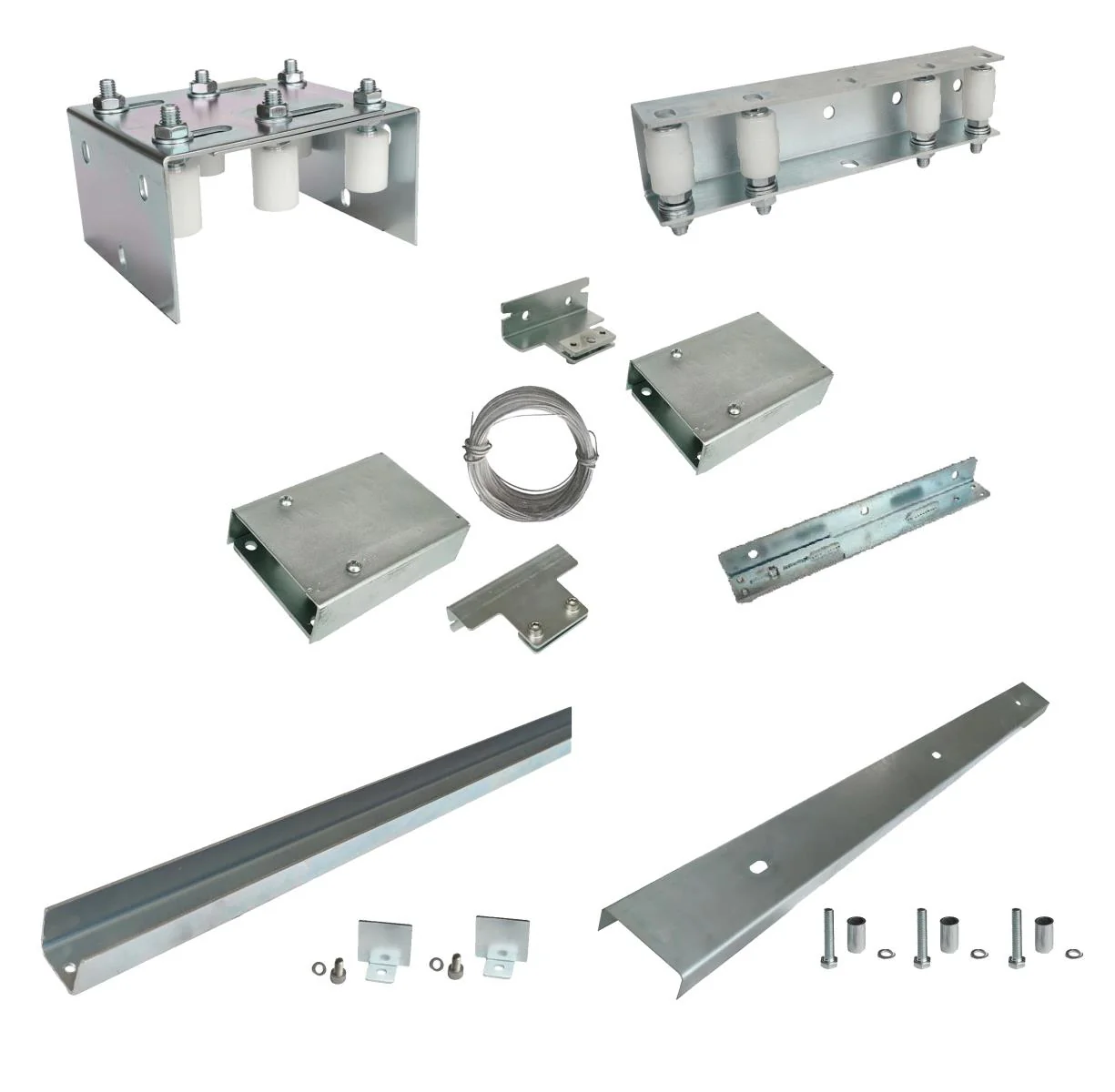 Telescopic system for sliding gates, max 15m