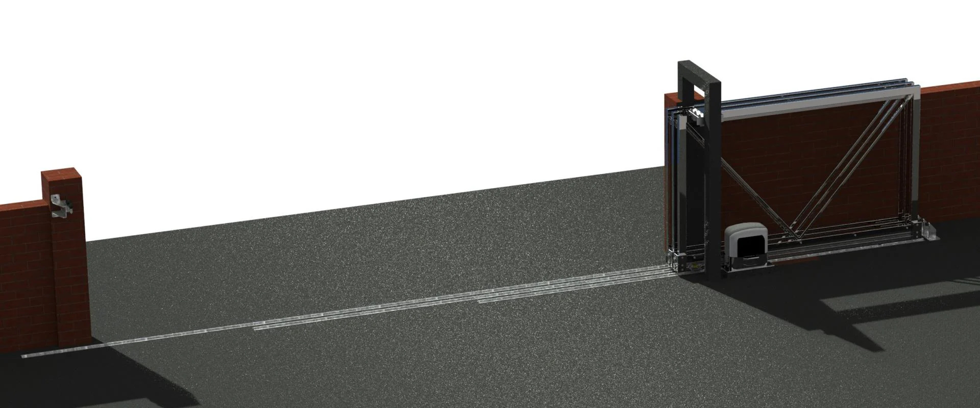 Telescopic system for sliding gates, max 15m - Image 4