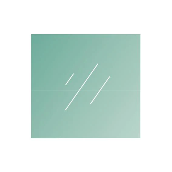 Tempered laminated glass, clear