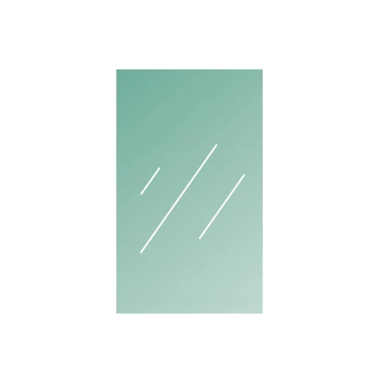 Tempered laminated glass, clear