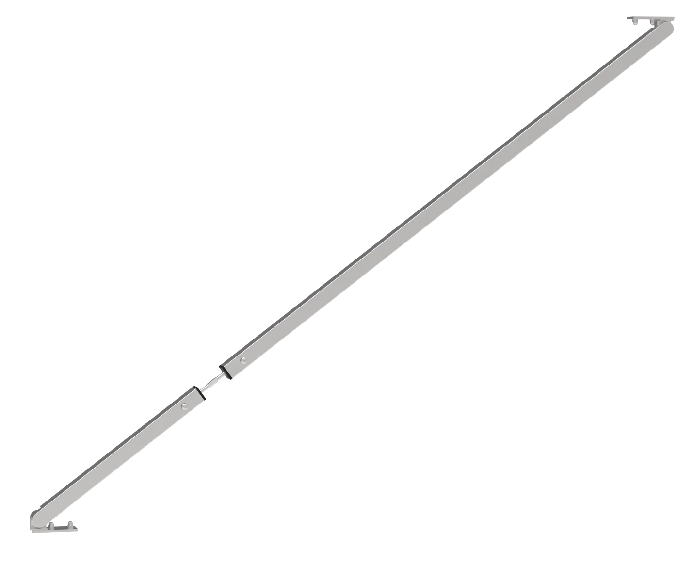 Tensioner for a self-supporting gate for a 40x40 profile