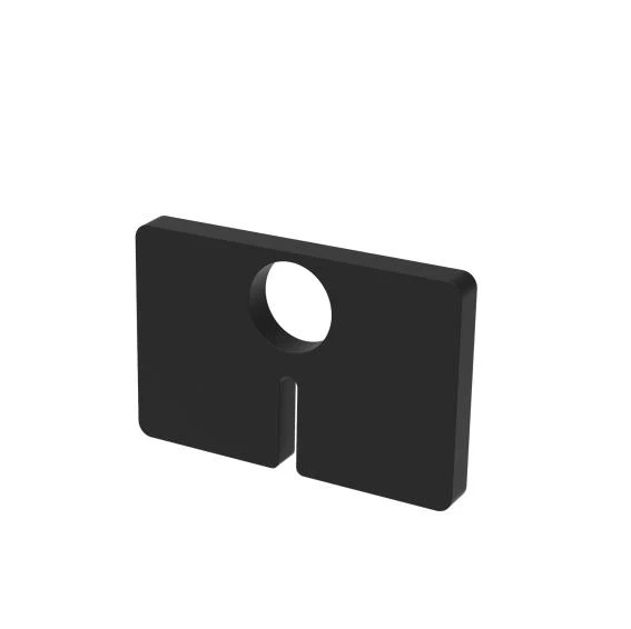 Rubber inlay for glass clamp model 21 T8,76/45x45m