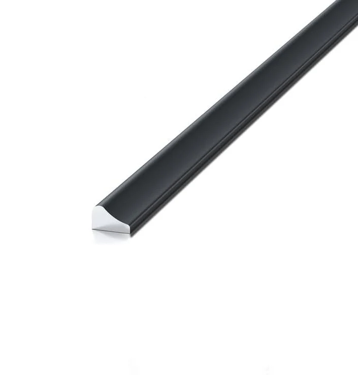 Threshold for shower against runni 9x15mm Black