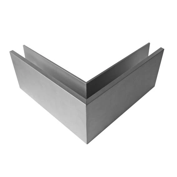 Top mount - glass AL/ELOX/Satin , 90°out - Image 2
