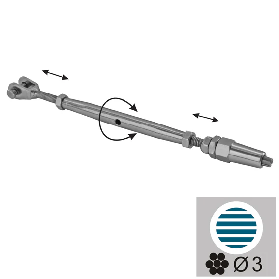 Inox cable clamp - Image 2