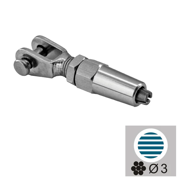 Inox cable clamp - Image 2