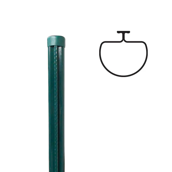 Universal column ZnPVC RAL 6005 2000mm