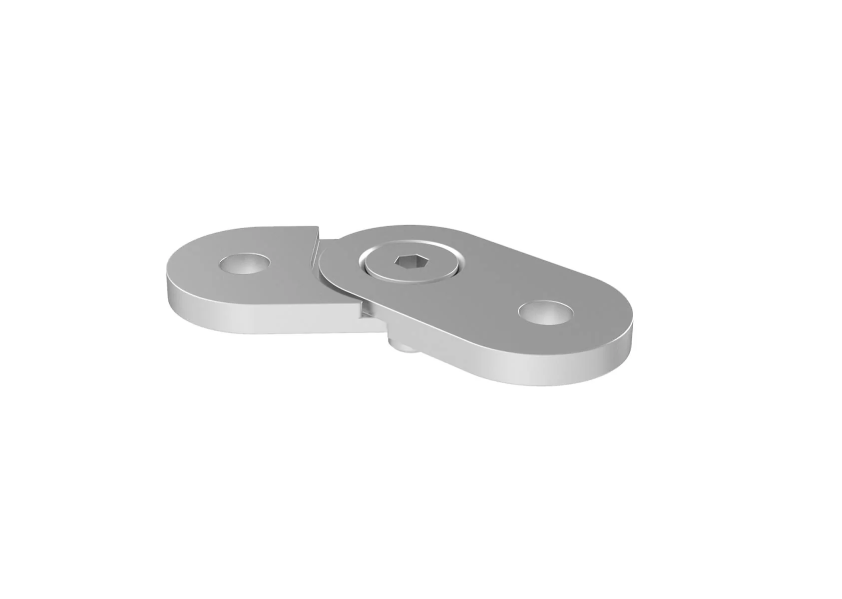 Angle adjustable handrail saddle