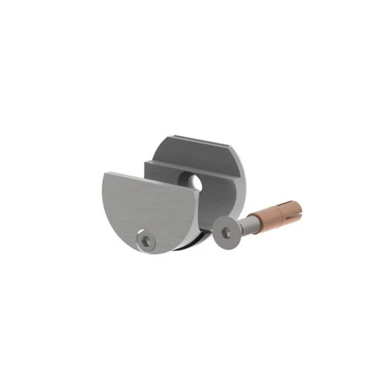 Wall/tube bracket - lay-on AISI304, D25mm
