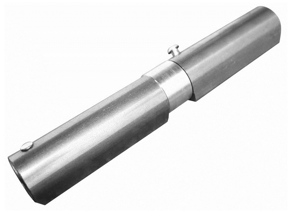 Weldable hinge with spring D22, INOX, L165mm - Image 2