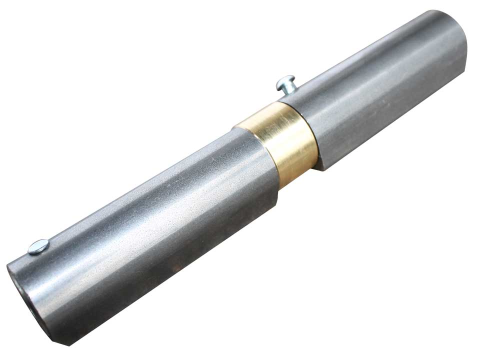 Weldable hinge with spring D22, L165mm - Image 2