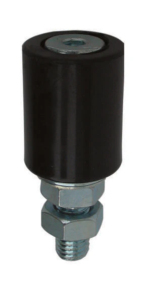 Wheel plastic Zn, D42mm, black - Image 2