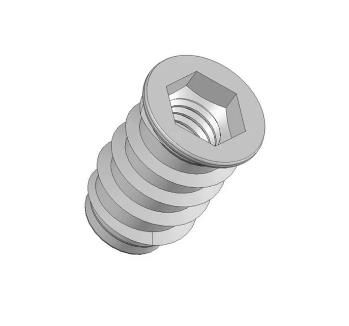 Wood pin. M8x15mm - Zn - Image 3