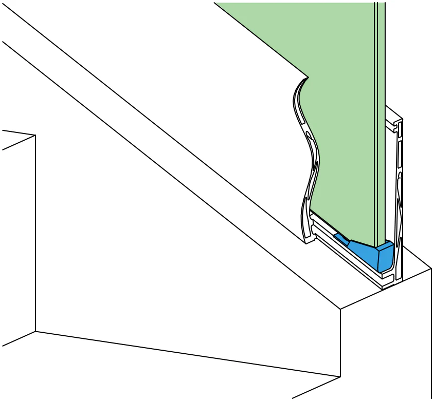 Glass stop for AL profile - Image 2